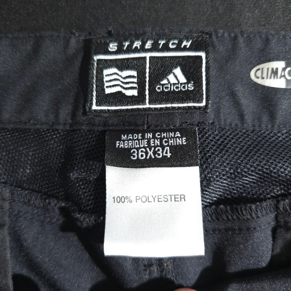 Adidas Golf Pants Mens 36x34‎ Black ClimaCool Stretch Performance AE7002 Solid
